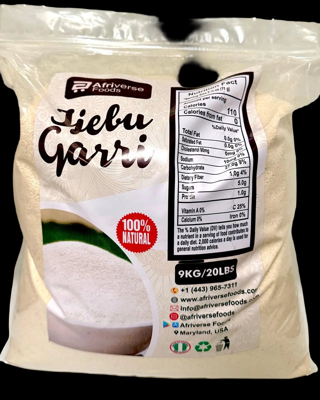 IJEBU GARRI 20LBS 9KG