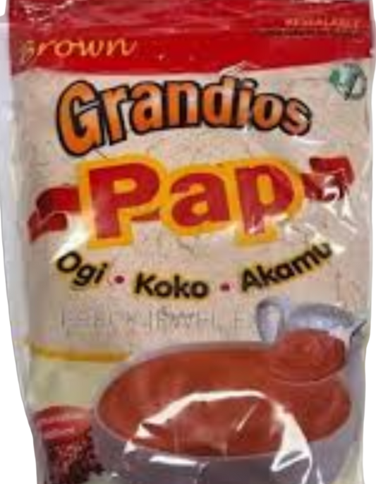 Package of Grandios Pap with visible branding and product details.
