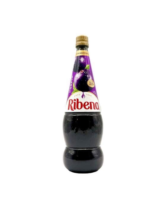Bottle of Ribena on a white background