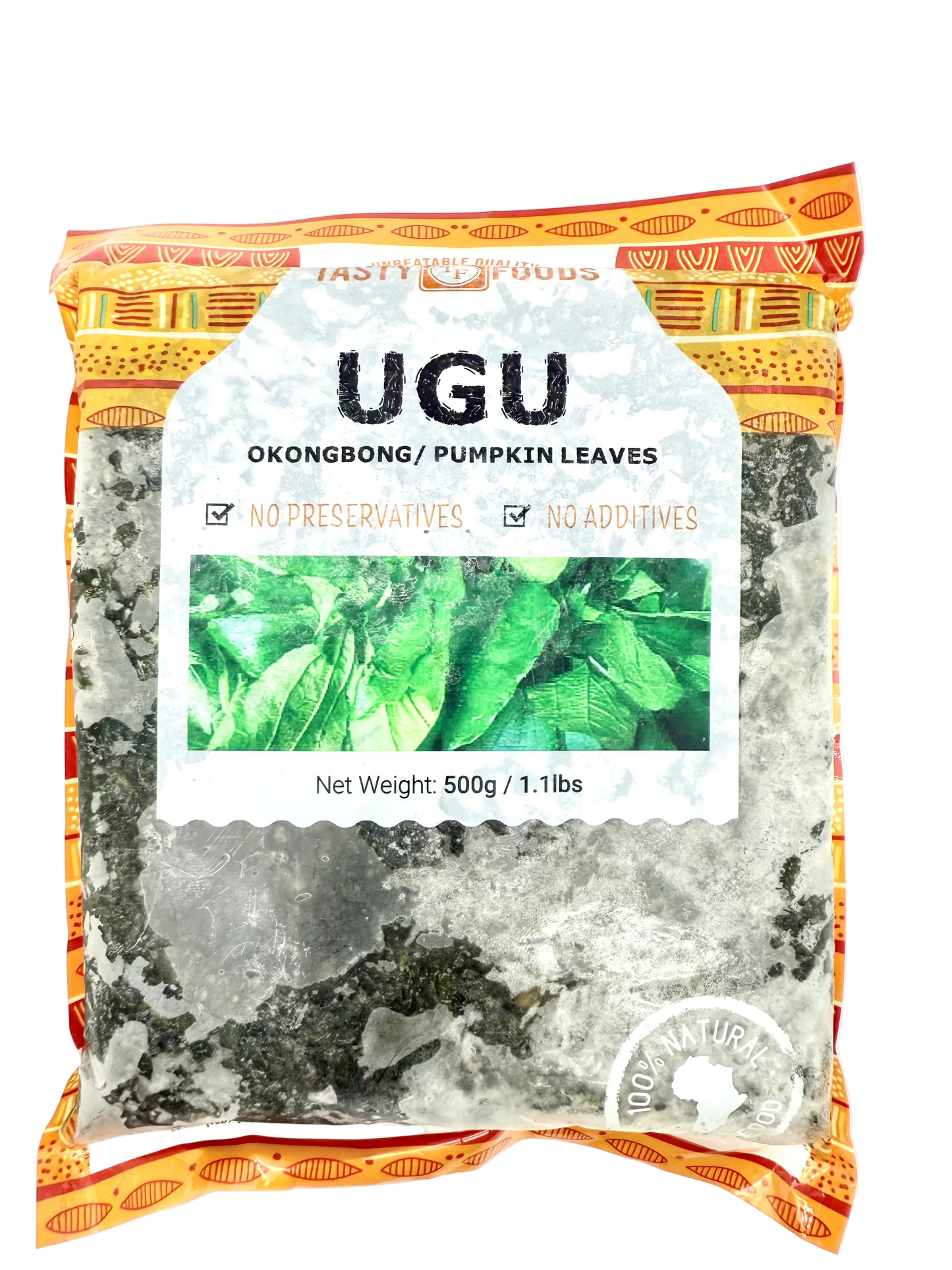 Packaged Tasty Foods UGU or Okongbong/Pumpkin Leaves 